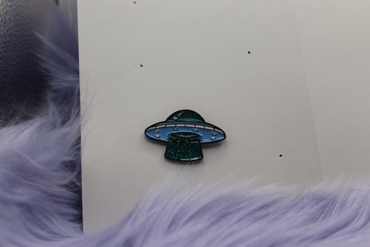 Sparkly UFO Pin